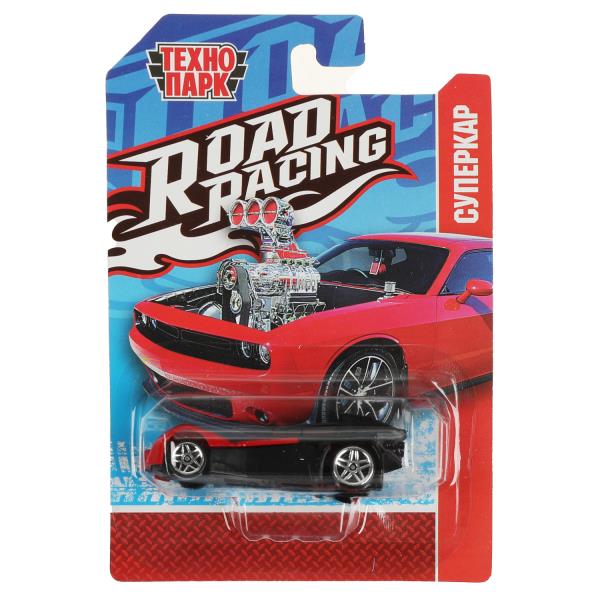 Машина металл ROAD RACING СУПЕРКАР 7,5 см, в ассорт, блист. Технопарк в кор.2*288шт