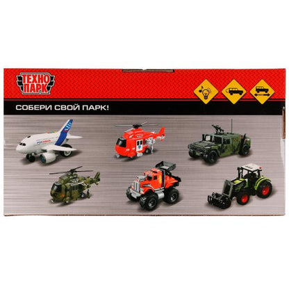 Machine en plastique pour véhicule LADA 4x4 URBAN СКОРАЯ 19,5 cm, 2 boutons, iner, cor. Parc technologique à Cor.36шт