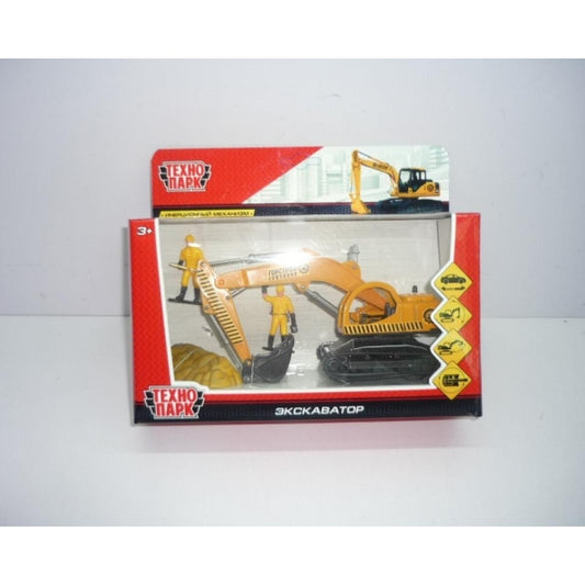 ТМ Технопарк. La machine en métal "ЭКСКАВАТОР" est de 16 cm, inerte., подв. элем, аксесс. dans le cor. dans le cor.2*36шт