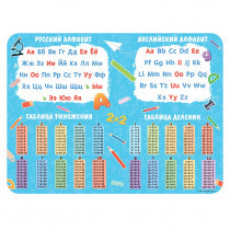 Настольное покрытие для лепки. Начальная школа. 43х32 см. ГЕОДОМ (ISBN нет)