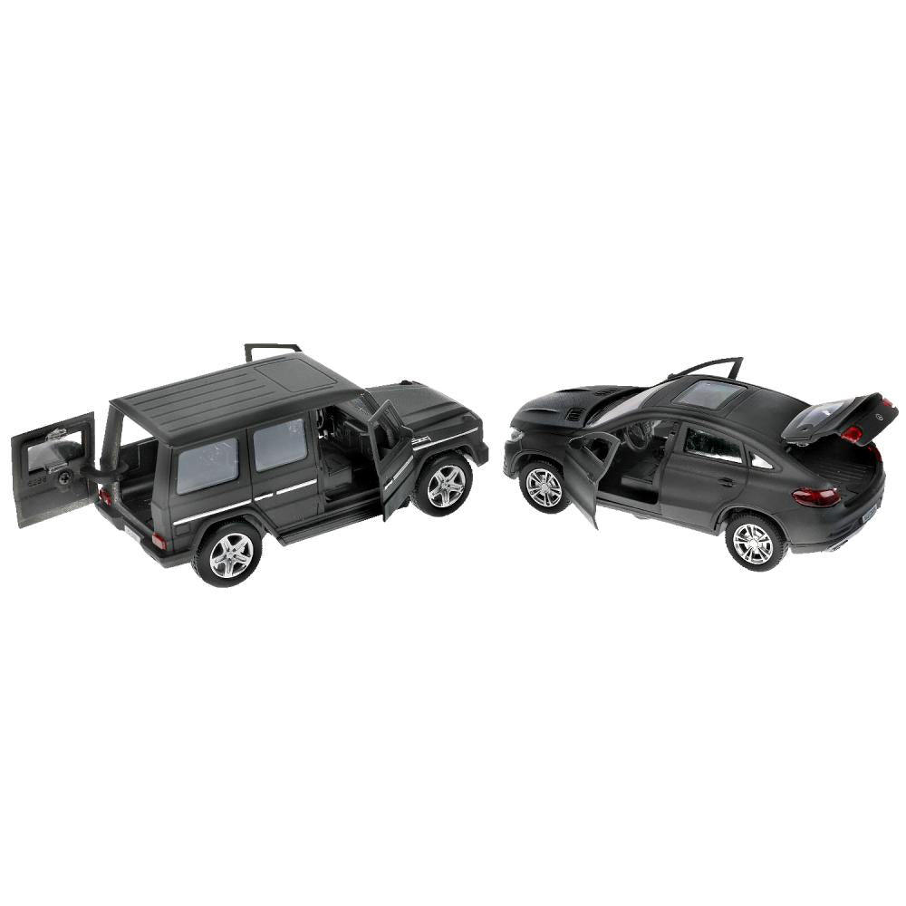 Машина металл MERCEDES-BENZ classe g/mercedes gle-coupé 12см, дв,баг, асс. Technopark уп-12шт в кор6уп