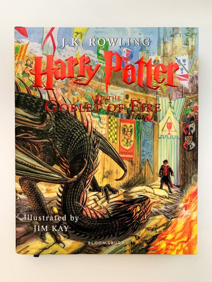 Harry Potter and the Goblet of Fire Illustrated Edition (J.K. Rowling) Гарри Поттер и Кубок Огня Илл.издание/ Книги на английском языке