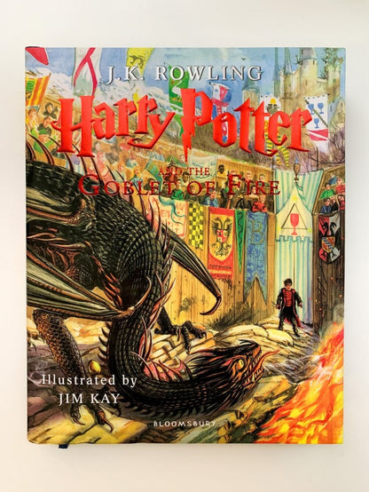 Harry Potter and the Goblet of Fire Illustrated Edition (J.K. Rowling) Гарри Поттер и Кубок Огня Илл.издание/ Книги на английском языке