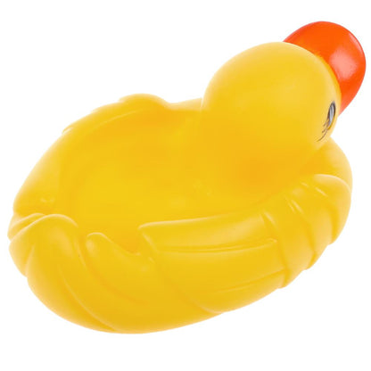 Игрушка пластизоль для купания "ИГРАЕМ ВМЕСТЕ" УТКА-МЫЛЬНИЦА МАЛ. В СЕТКЕ (РУСС. УП.) в кор.2*108шт