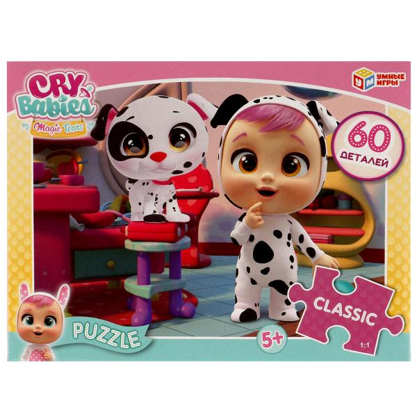 Cry babies. Пазл классический в коробке. 60 деталей. 190х141х35 мм. Умные игры. в кор.24шт