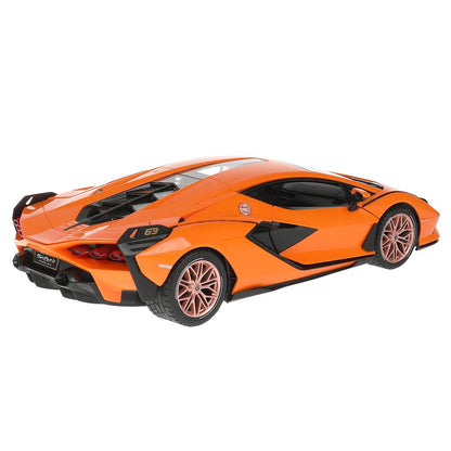 Машина р/у lamborghini sian 1:14, двери открыв. вручную, свет, цвет в ассорт. в кор. Rastar в кор6шт