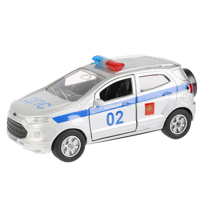 Machine en métal FORD Ecosport de 12 cm, ouverte. двери, инерц. dans le cor. Parc technologique en cor.2*24шт