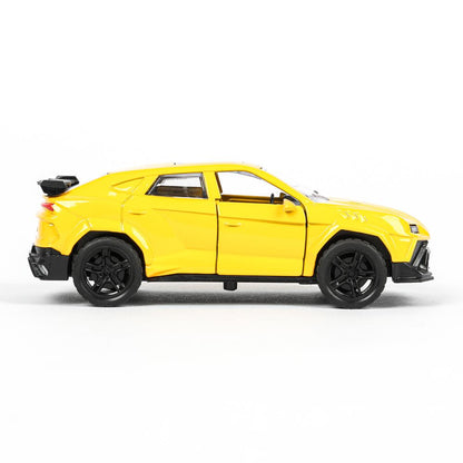 Машина металл свет-звук lamborghini urus 12см,св/зв, двер.инерц.,кор. Parc technologique dans le cor.2*48шт