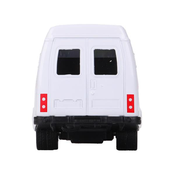 Машина металл ГАЗ -3221 "газель" 12,2 см, СКОРАЯ, дв, инер, кор. Технопарк в кор.2*36шт