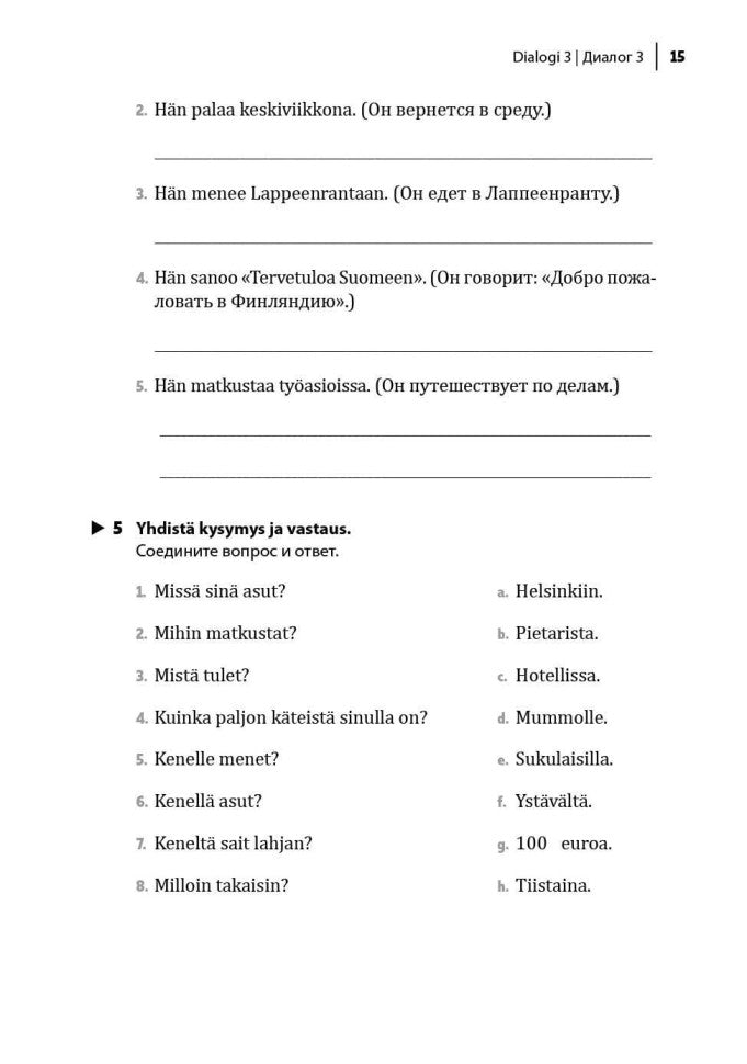 Финский язык. Разговорный экспресс-курс: Диалоги. Grammatica. Mise en service