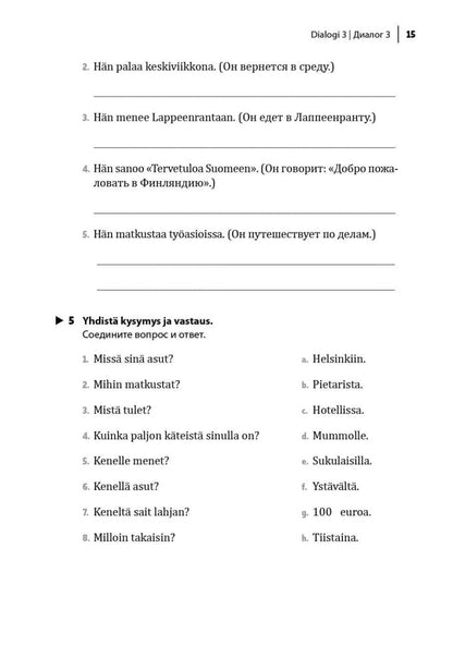 Финский язык. Разговорный экспресс-курс: Диалоги. Grammatica. Mise en service