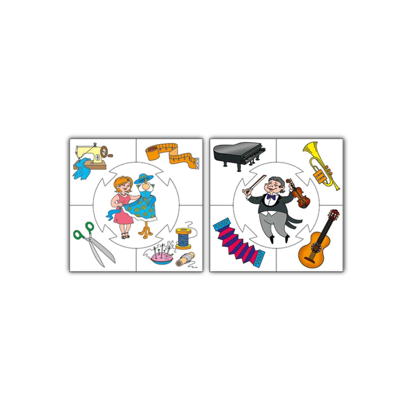 ИГРА ОБУЧАЮЩАЯ УЧИСЬ ИГРАЯ "ПРОФЕССИИ" (М/Г) 00055 в кор 14шт