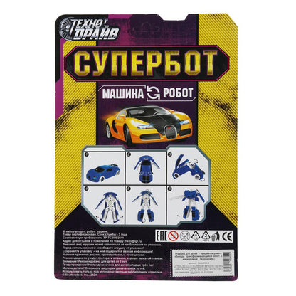 Transformateur de robot, dans la machine, dans un emballage de 21*30*5 cm, en longueur de 2*48 pouces