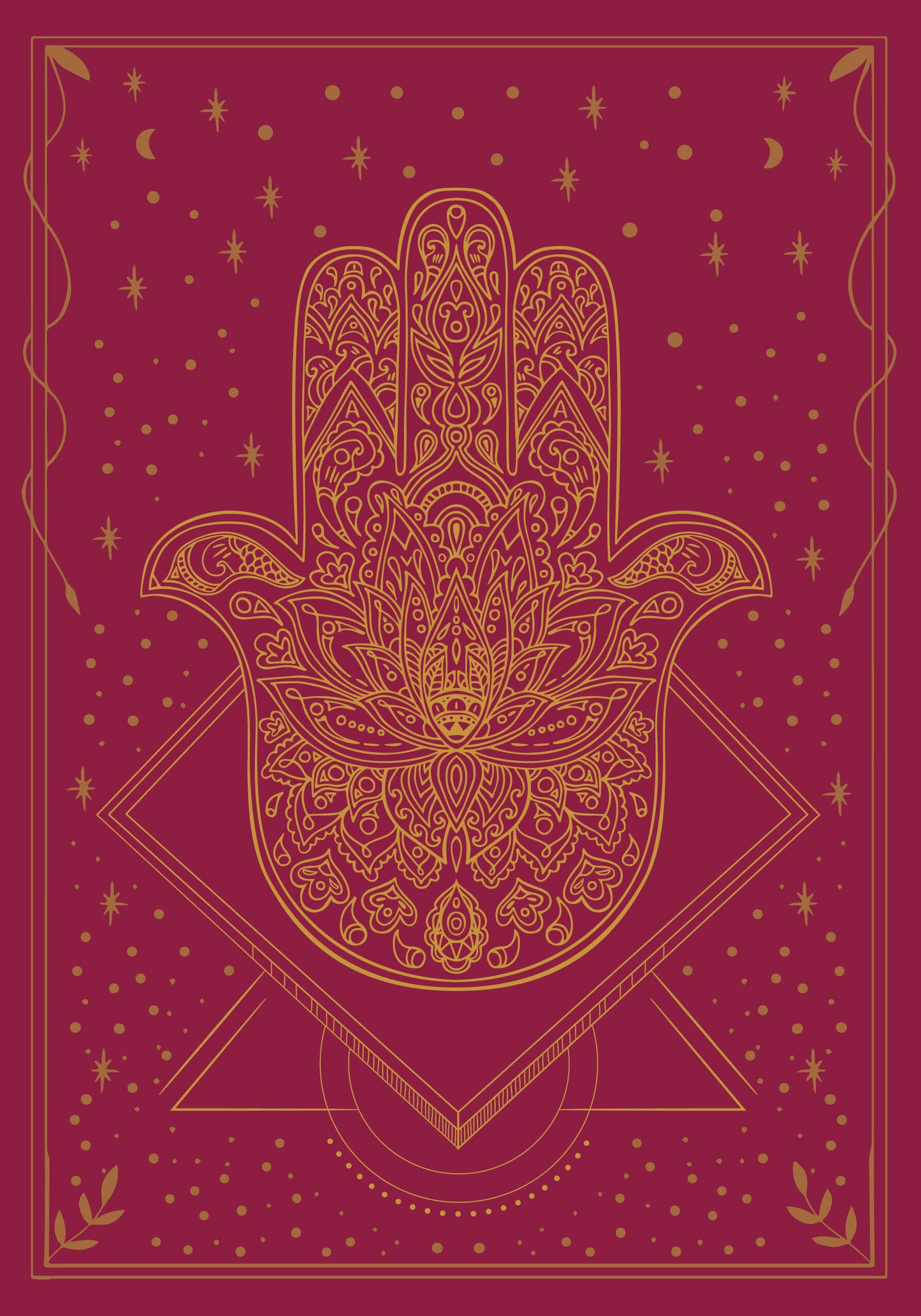 Блокнот. Волшебство начинается здесь (бордо)