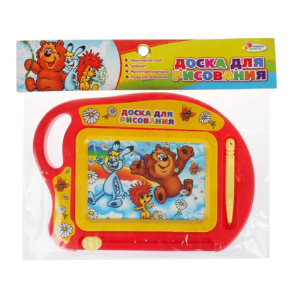 Доска для рисования Трям! Здравствуйте! ч/б. magn. carte, 24*17 cm "Играем вместе" dans кор.3*48шт