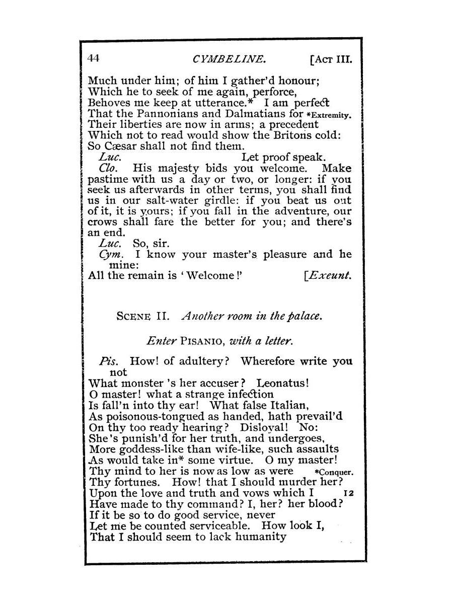 Cymbeline = Цимбелин: трагикомедия на англ.яз. Shakespeare W.