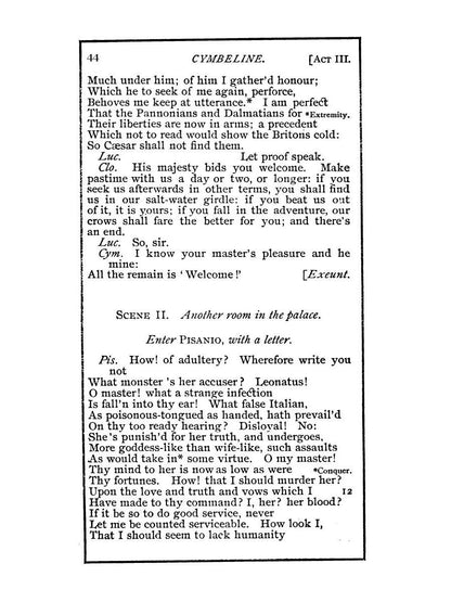 Cymbeline = Цимбелин: трагикомедия на англ.яз. Shakespeare W.