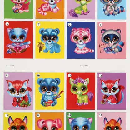 "УМКА". МОДНЫЕ ЗВЕРУШКИ (НАКЛЕЙ И РАСКРАСЬ А4) ФОРМАТ 214Х290 ММ. ОБЪЕМ: 16 СТР. в кор.50шт