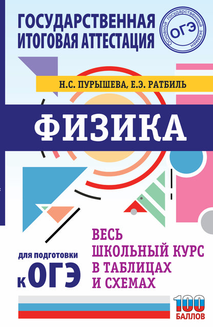 ОГЭ. Physique. Trouver des cours scolaires dans des tableaux et des schémas pour les étudiants en général