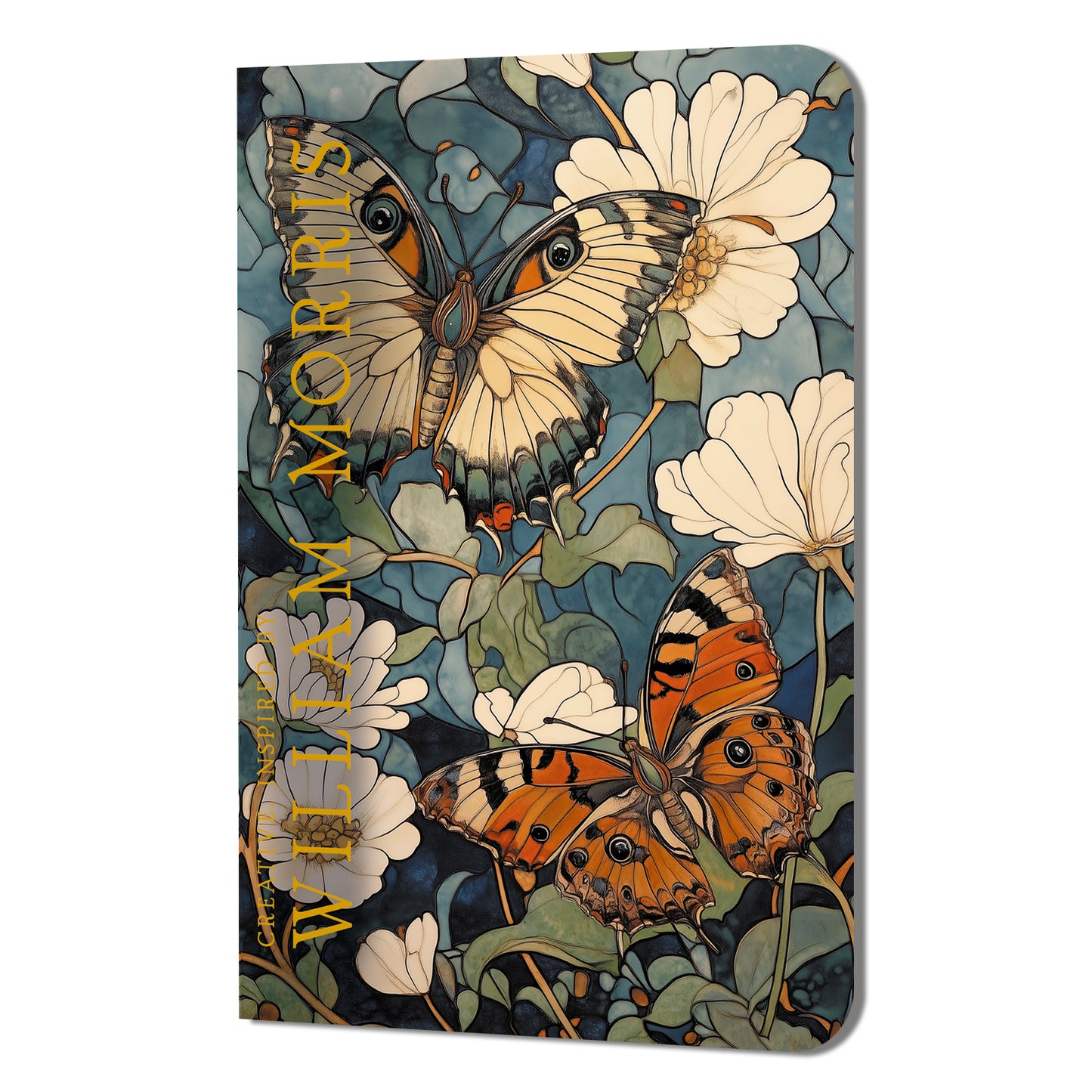 Bloc créatif. Inspiré par William Morris (пионы с бабочками)