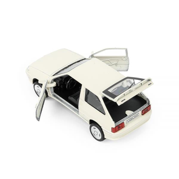 Machine en métal vaz-2113 12 cm, double, sac, argent, noir, cor. Parc technologique dans le cor.2*36шт