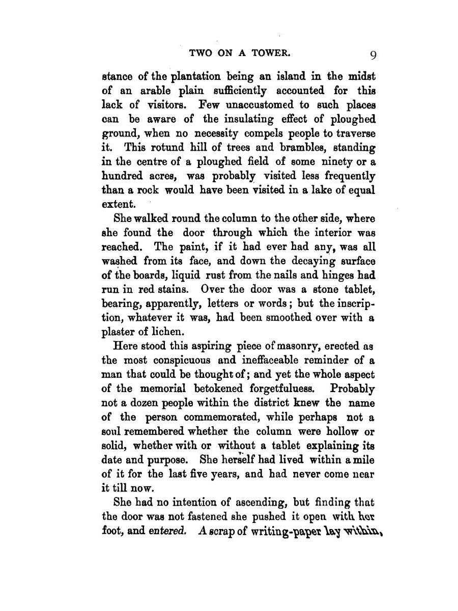 Two On A Tower = Двое в башне: роман на англ.яз. Hardy T.