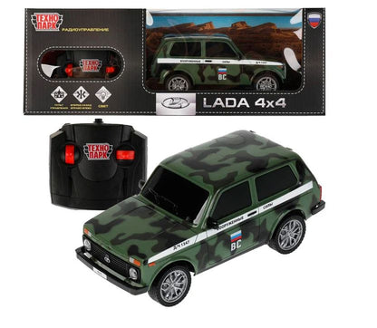 LADA4X4-18L-MIL 326225 Machine pour LADA 4x4 18 cm, rouge, camouflage, couleur. Parc technologique à Cor.24шт