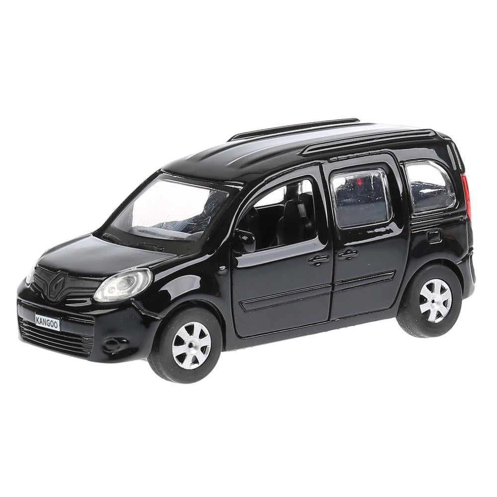 ТМ Технопарк. Machine en métal "RENAULT KANGOO" 12 cm, ouverte. двери, инерц., ЧЕРНЫЙ в кор. dans le cor.2*36шт