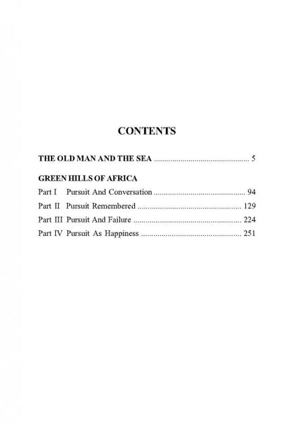 Старик и море. Зеленые холмы Африки (КДЧ англ.яз., неадаптир.). Хемингуэй Э.