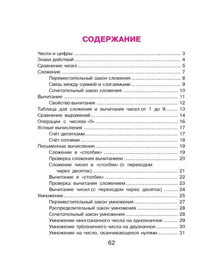 Математика для млад.школьников в табл.и схемах