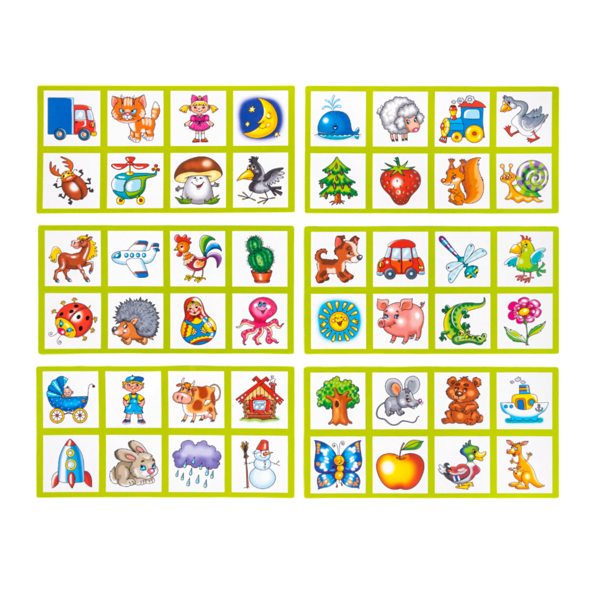 Лото пластмассовое "Десять в одном" мал.