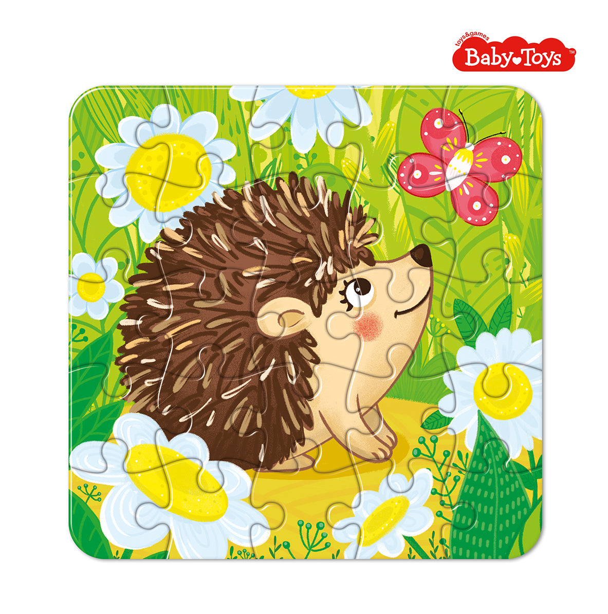 Пазл First Puzzle "Ежик" (25 эл) Baby Toys
