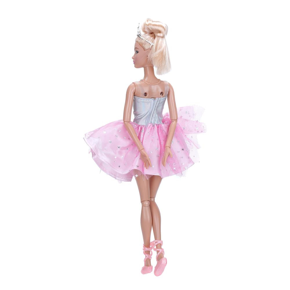 Кукла 29 см, руки и ноги сгибаются, с аксессуарами, в кор. КАРАПУЗ в кор.24шт