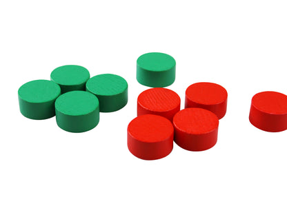 ДК.Настольная игра "Double Sling" (Дабл Слинг) (красные, зеленые фишки) (дерево) арт.02972