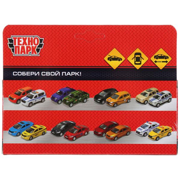 Machine en métal TOYOTA "toyota rav4 графити", dlinna 12cm, inert, dans assortiment. dans le cor.Технопарк dans le cor2*36шт