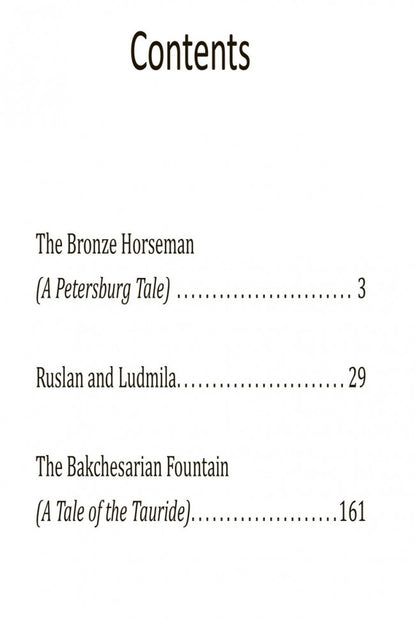 The Bronze Horseman = Медный всадник: книга для чтения на английском языке