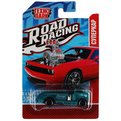 Machine en métal ROAD RACING SUISSE 7,5 cm, dans un assortiment, en blister. Parc technologique en cor.2*288шт