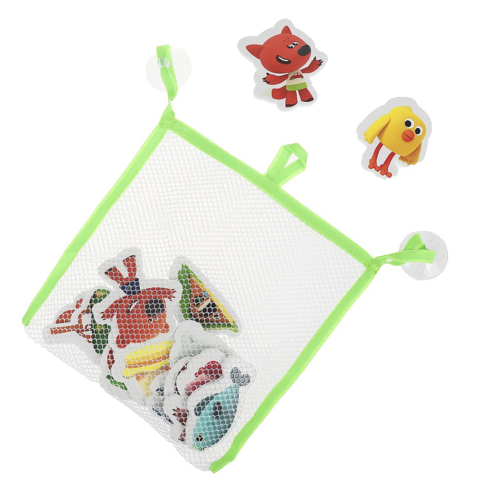 Игрушка пластизоль для ванны Ми-ми-мишки набор стикеров Ева 12 шт сетка КАПИТОШКА в кор.50наб