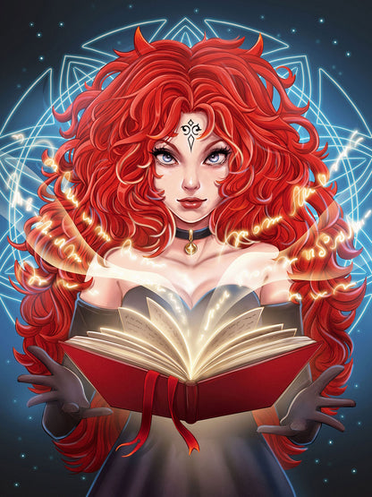 БЛОКНОТ ТОЧКАБУК Witch Girls. РЫЖАЯ ВОЛШЕБНИЦА