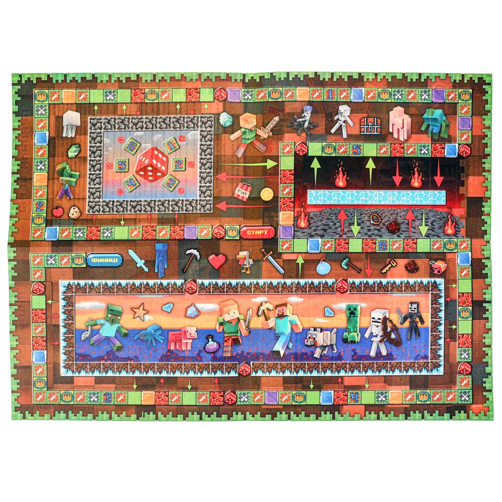 Pour motiver Minecraft. Il y a beaucoup de jeux dans les blisters avec des cartes. Умные игры в кор50шт