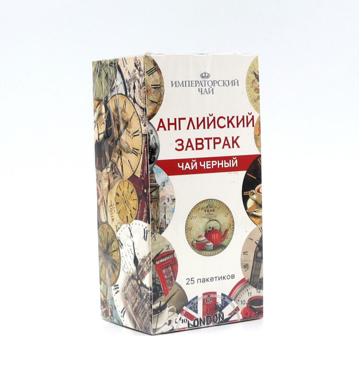 THÉ SPÉCIAL Чай черный байховый мелкий "Английский завтрак" высший сort пакетированный. 25 paquets