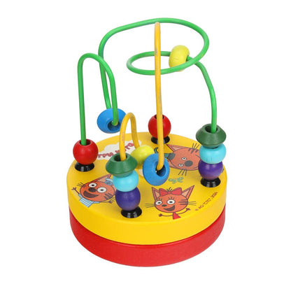 Игрушка деревянная Три Кота лабиринт, коробка Буратино в кор.125шт