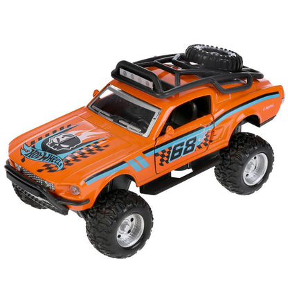 FY628-1 304277 Machine en métal noir hotwheels, 12,5 cm, double, iner, cor. Parc technologique