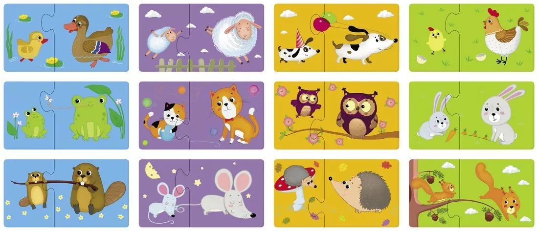 IQ игры для самых маленьких. Parochki. Угадай, чей малыш 2+ Запуск речи