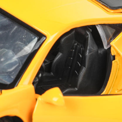 Модель металл звук ferrari 458 italia 14 см, двери, багажник. инерция кор. Технопарк в кор.2*48шт