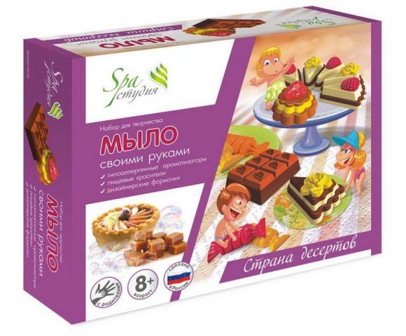 Развивашки.С0103 Мыло своими руками "Страна десертов" /20