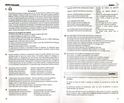 Tout italien. Pratique de grammaire. Clés