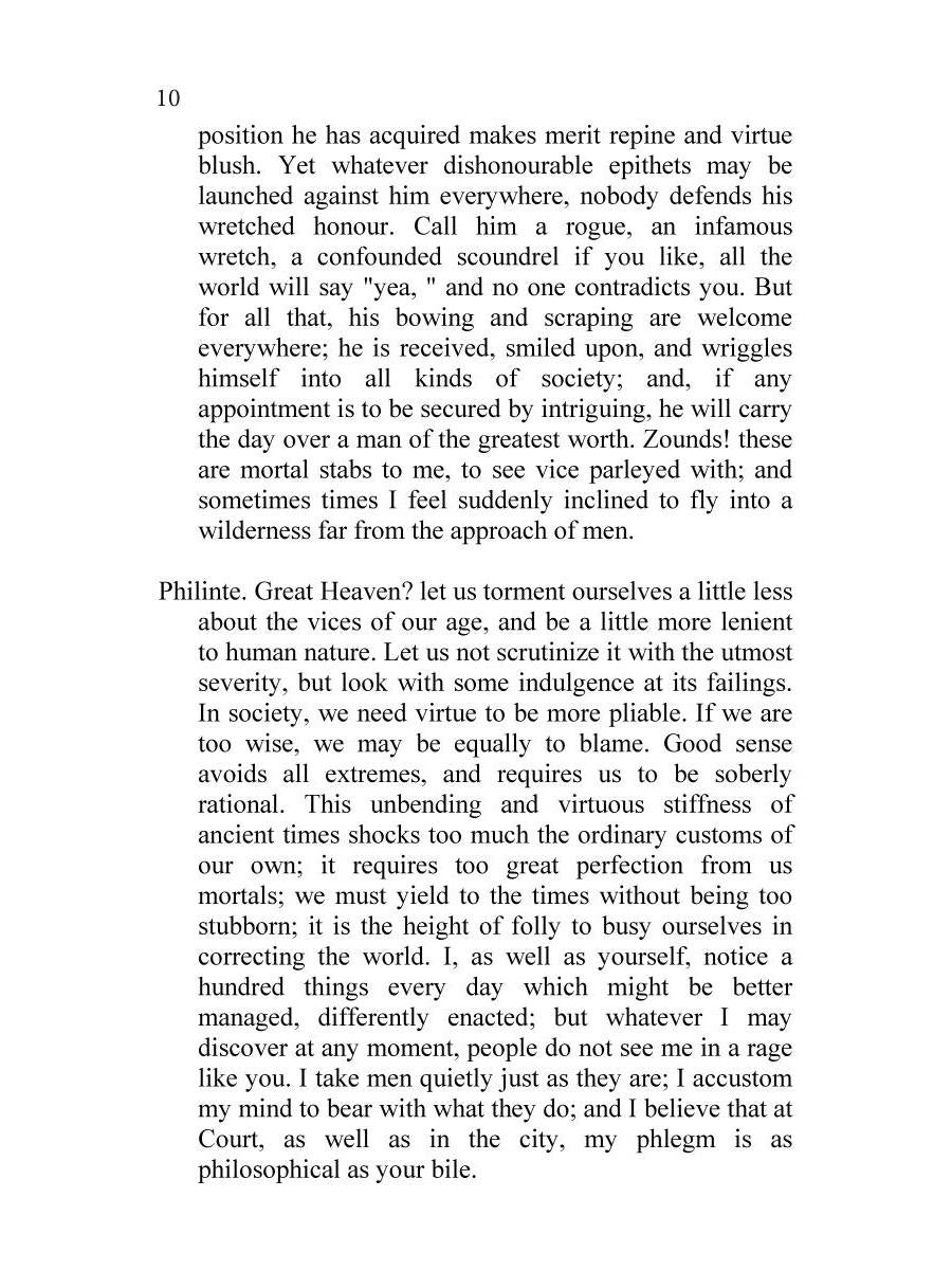 The Misanthrope = Мизантроп: на англ.яз. Moliere