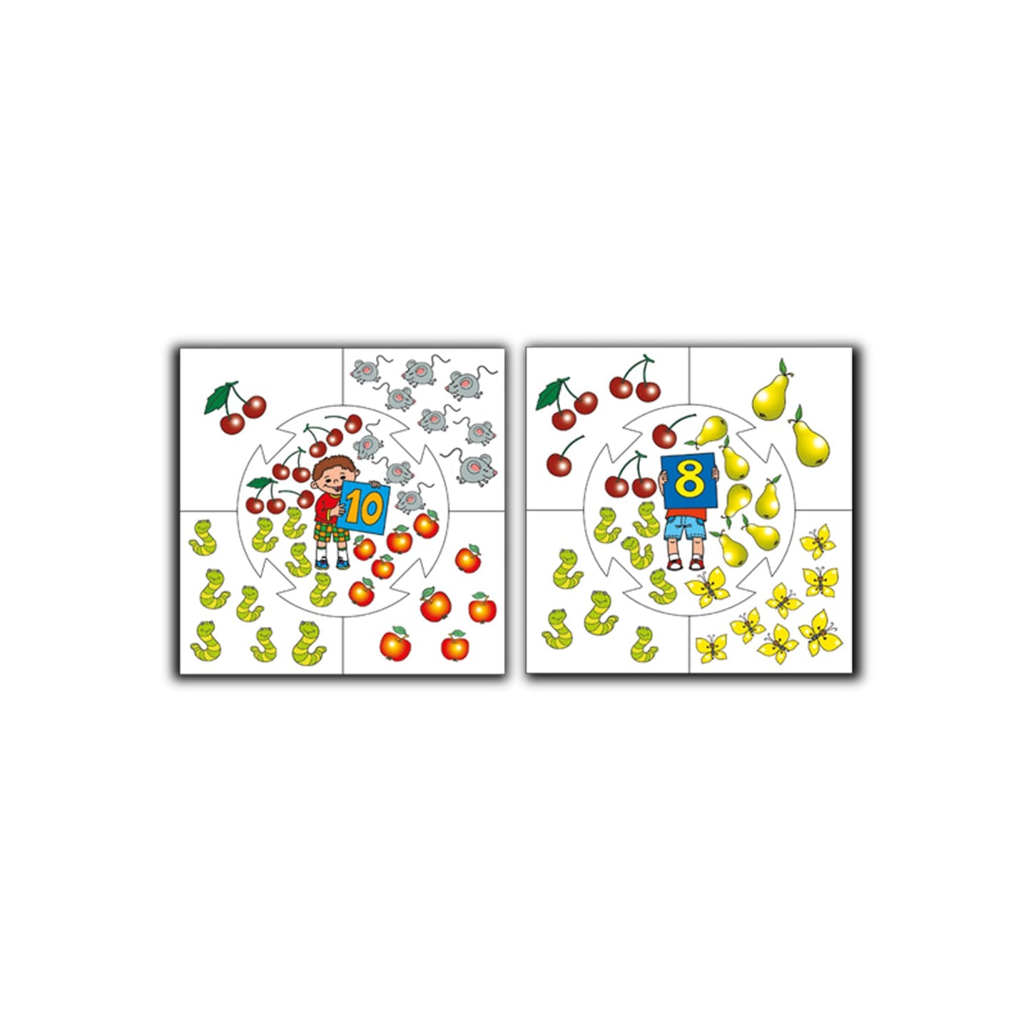 Игра обучающая Учись играя "Сколько не хватает" арт.00074