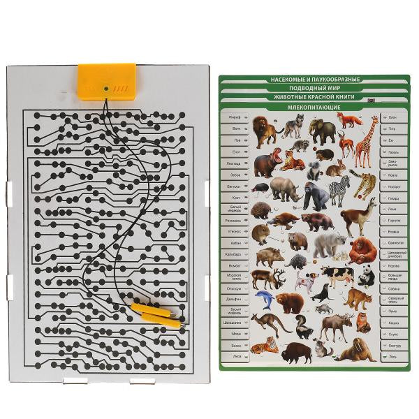 Электровикторина с ручкой животный мир.700 вопросов и ответов.звук.кор. Умка в кор.24шт